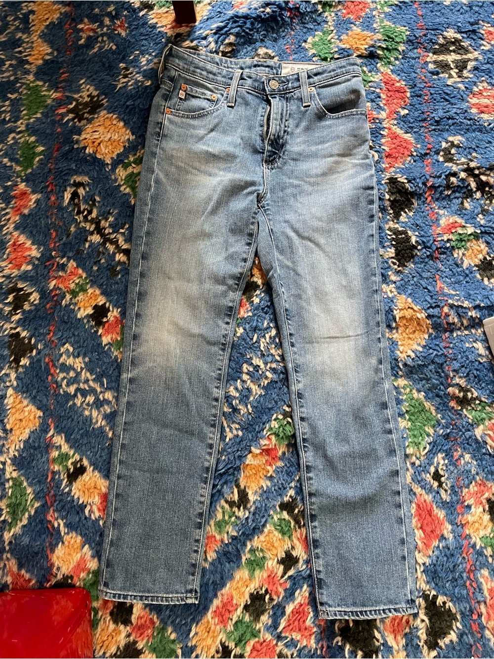 Classic Women's Jeans by AG: the Isabelle high rise straight crop